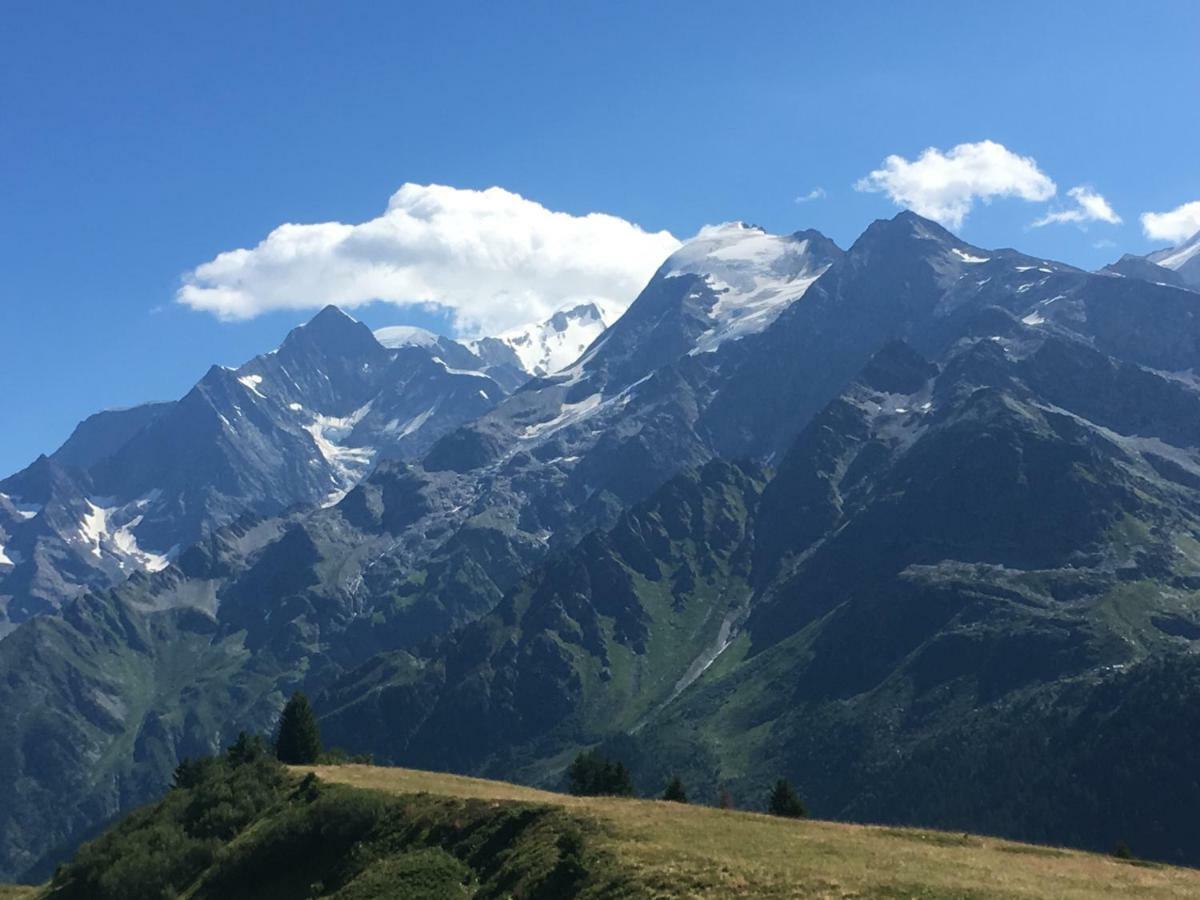 莱孔塔米讷蒙茹瓦Les Pierres Blanches Mont Blanc公寓 外观 照片